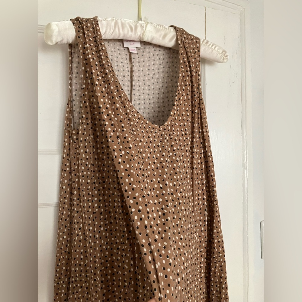 Boob Design Maternity Nursing Tamali Dress in Brown Sugar Size Small